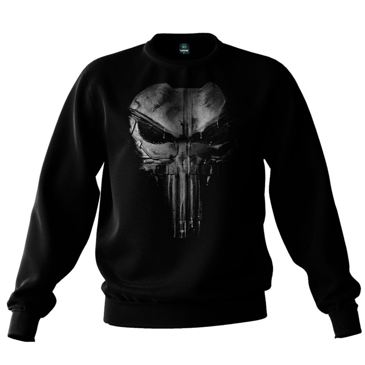 Buzo básico táctico Punisher Skull - Negro 
