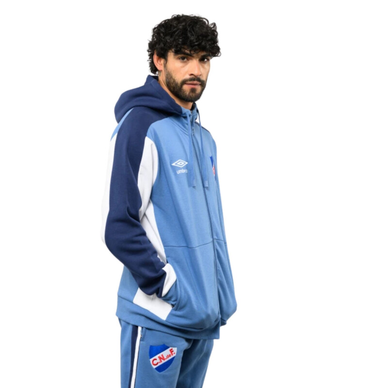 Canguro con cierre Umbro Grav Hombre NU143091 Azul Piedra-blanco