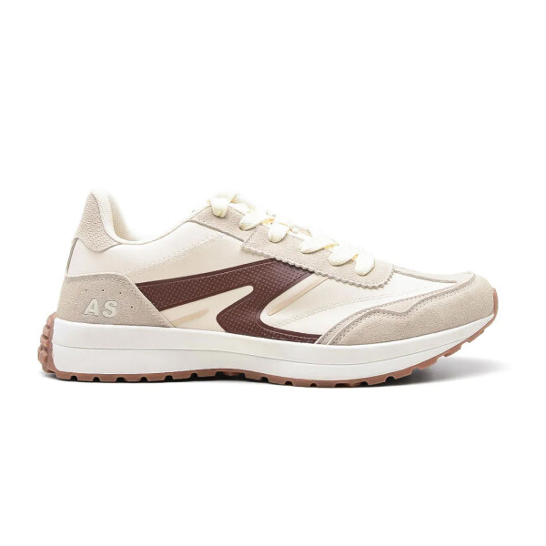 ABRUS MEN 41 AL 45 - AMERICAN SPORT BLANCO/MARRON