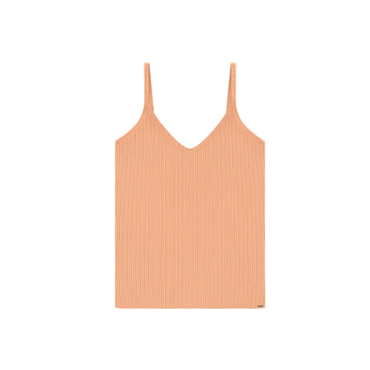 Musculosa Canalé cuello en V - Rosa Claro 
