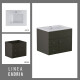 MUEBLE DE COLGAR CON BACHA LINEA CADRIA GAMAS DE MARRON