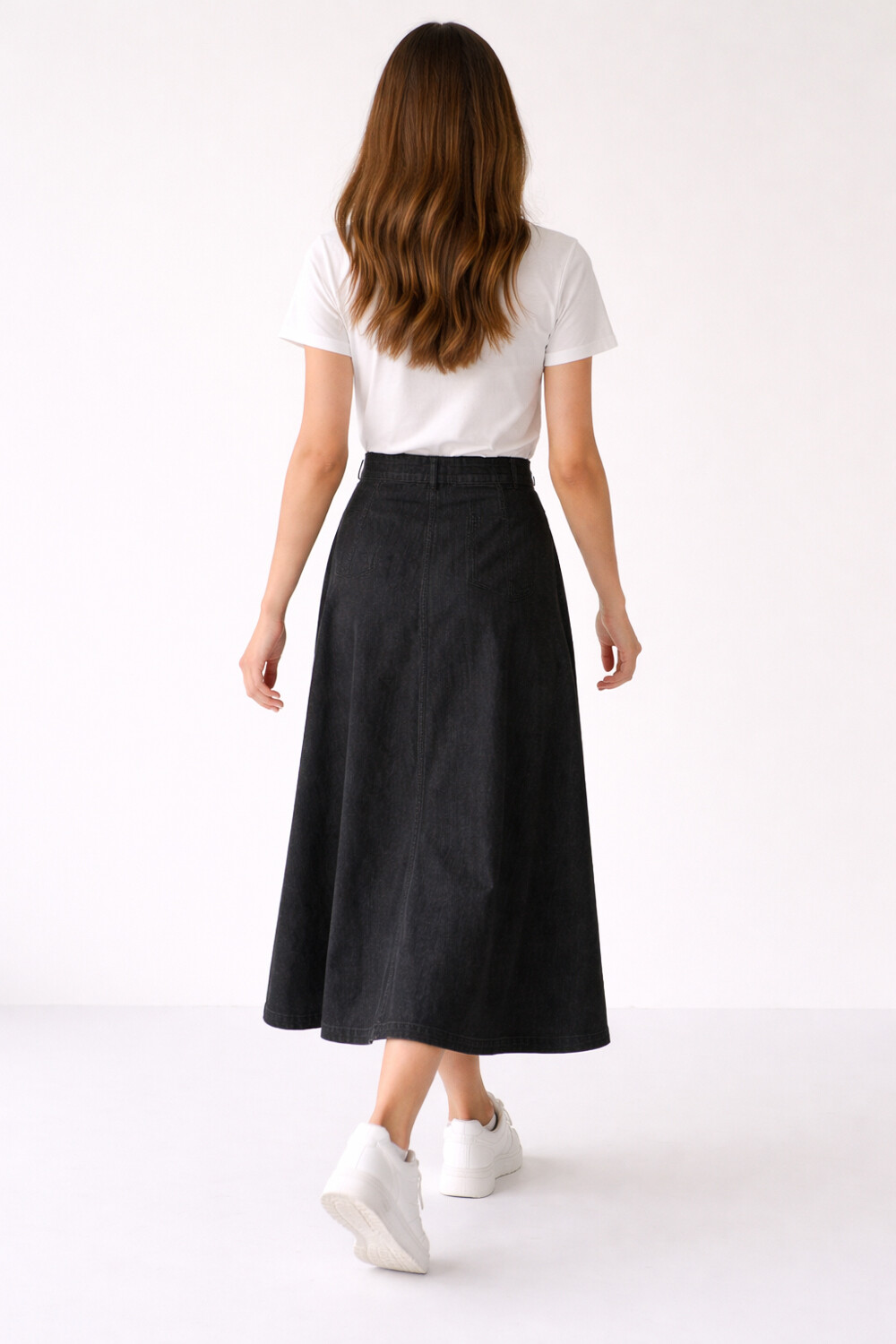 Falda Tital Gris Oscuro