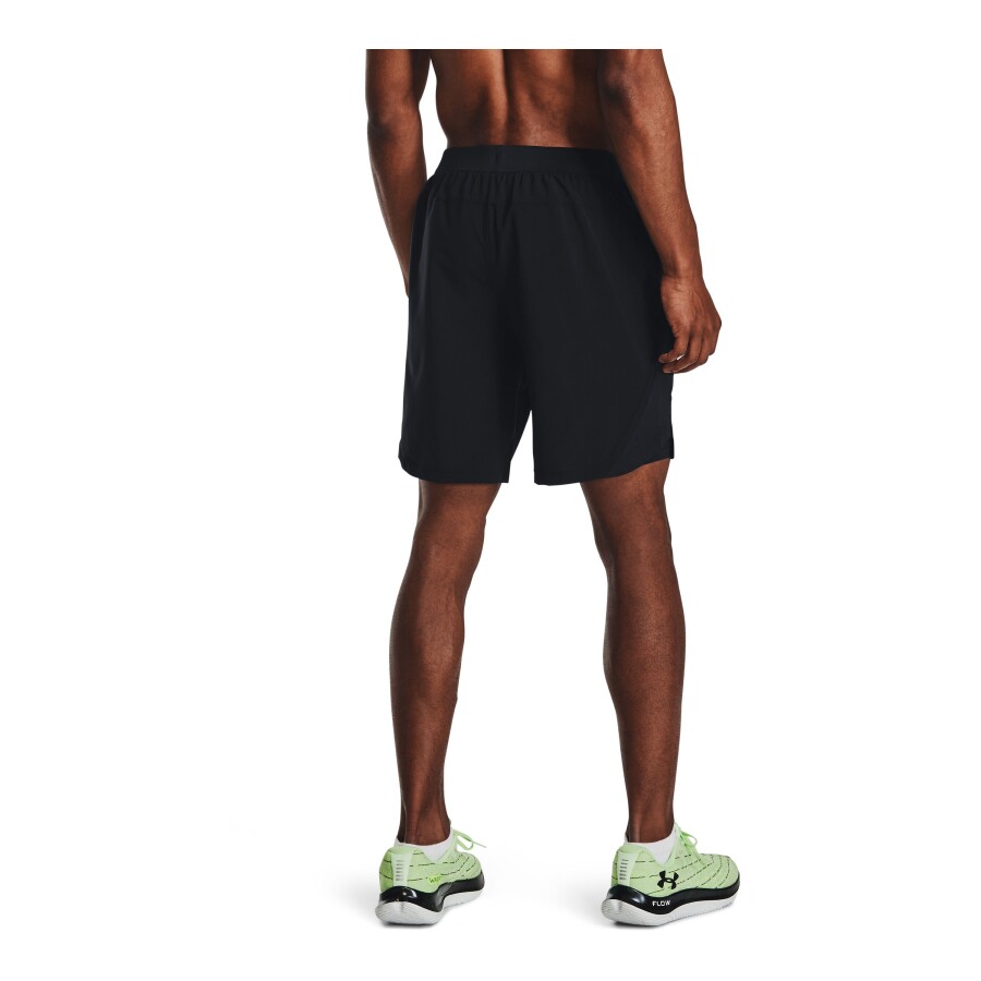 Short de Hombre Under Armour Launch Run 2 en 1 Negro