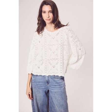 Sweater Textura Nacar