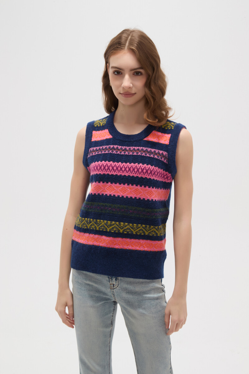 Chaleco Cosmira - Estampado 1 