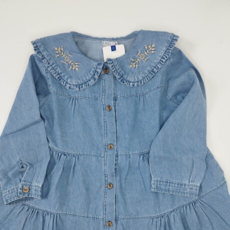 Vestido jean bordado Vestido jean bordado