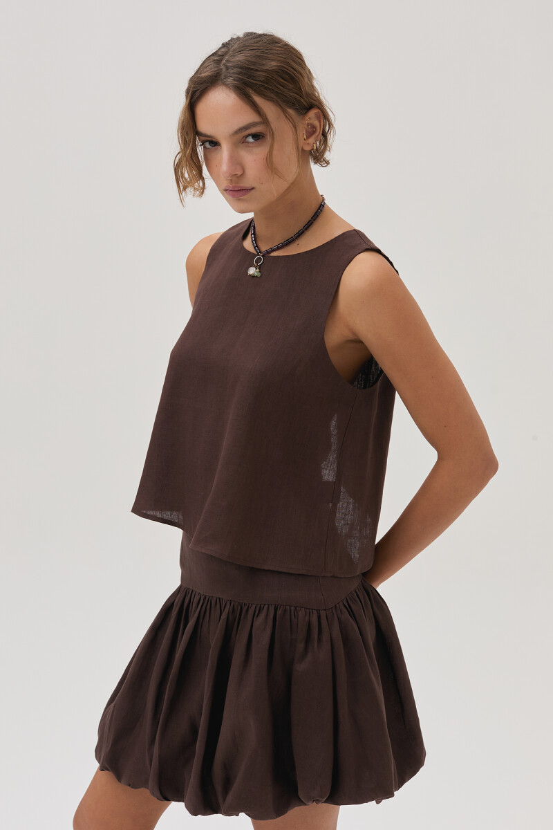 Falda Blair Chocolate