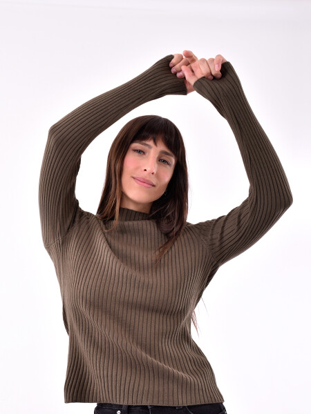 POLERA SOLE OLIVA