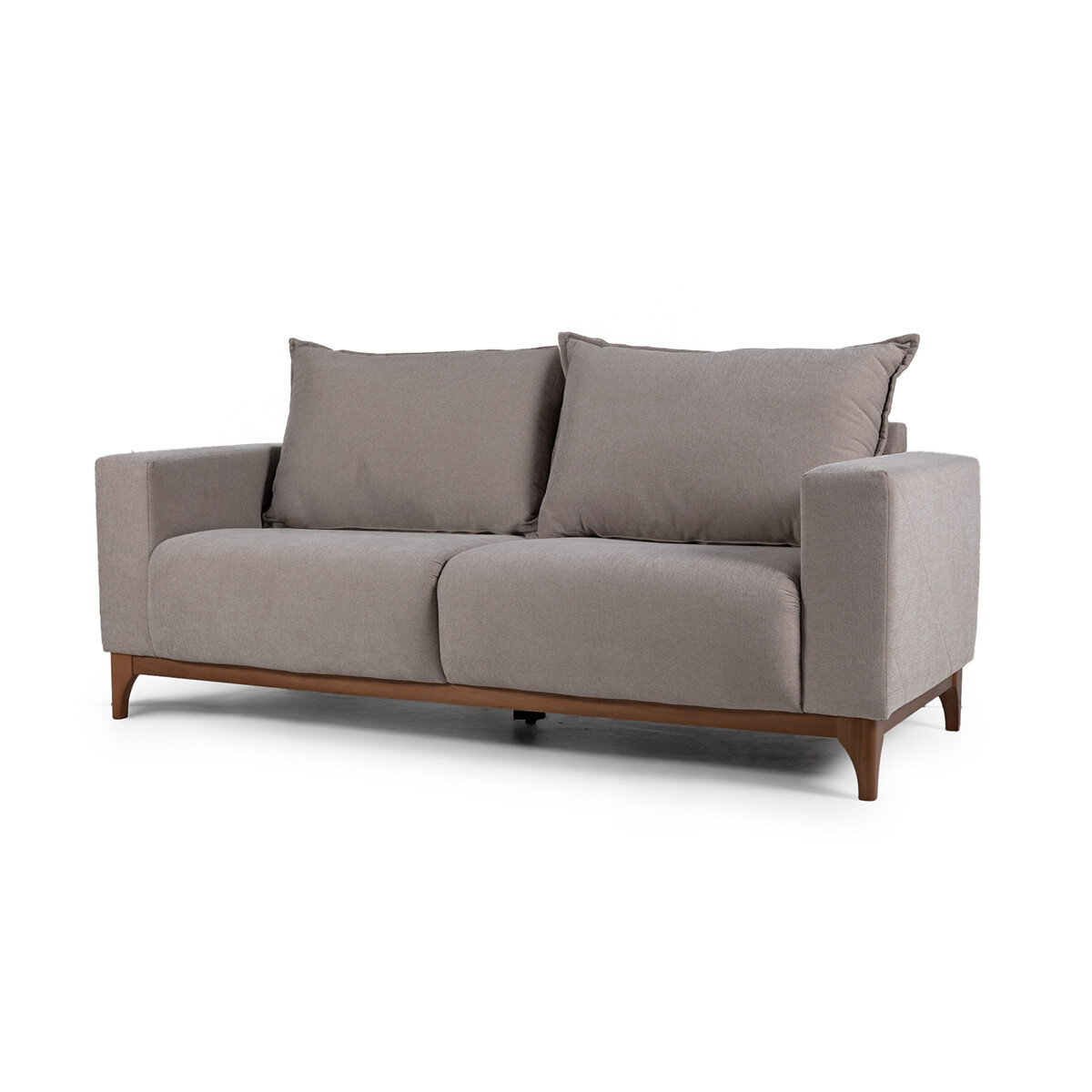 Sofá Oregon - Tela Microfibra - 3 cuerpos - FX4-11 (Tostado) 