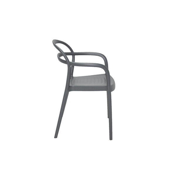Silla apilable SISSI color grafito TD0638