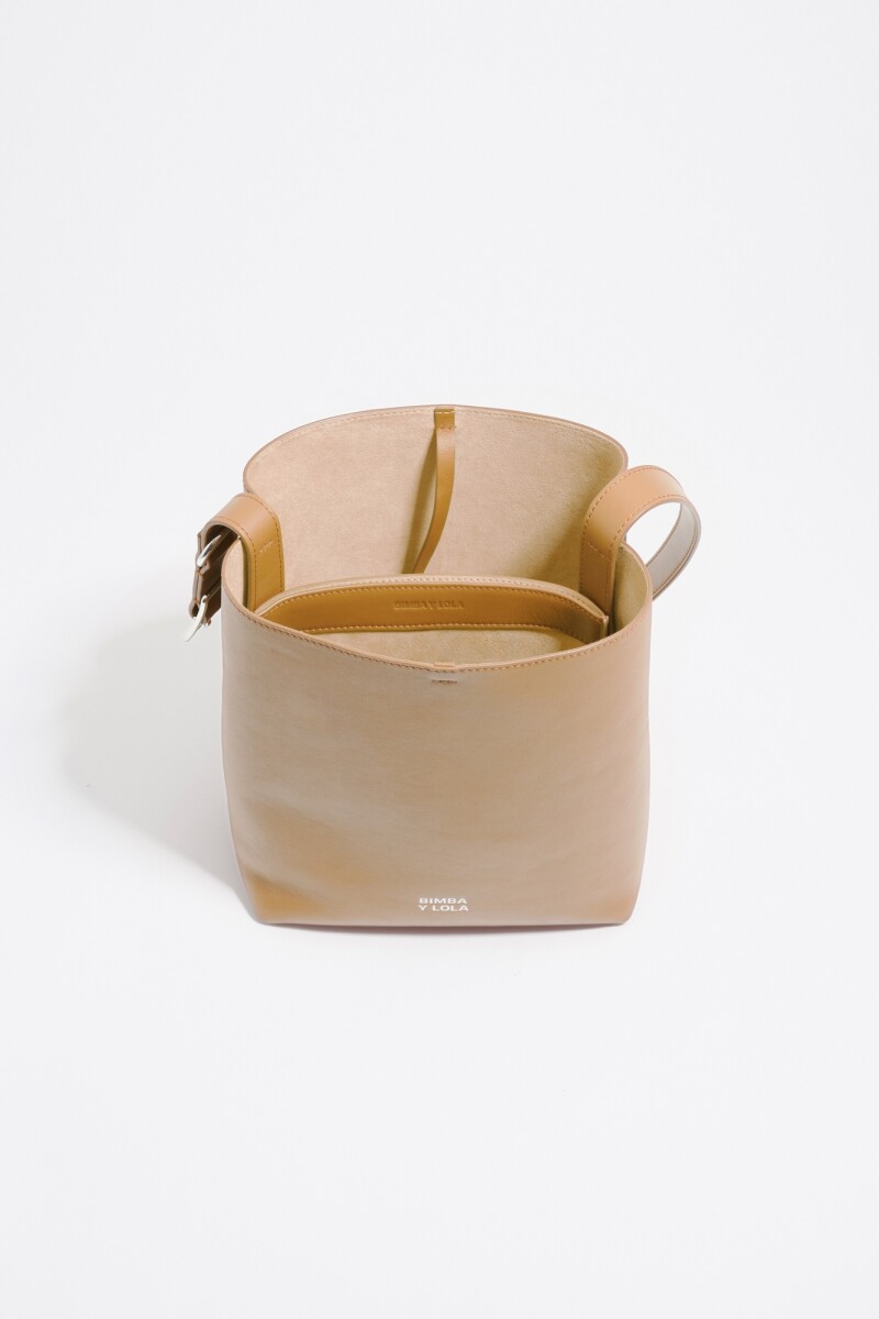 BOLSO CARLINO MEDIANO Beige