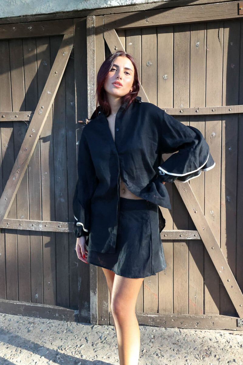 Camisa Cannes NEGRO