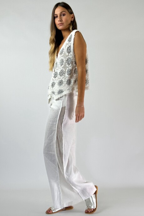 PANTALON ROMEO RED Blanco