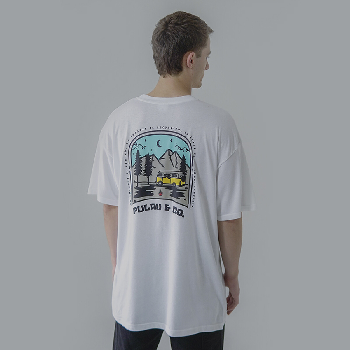 Remera Pulau Woods - Blanco 