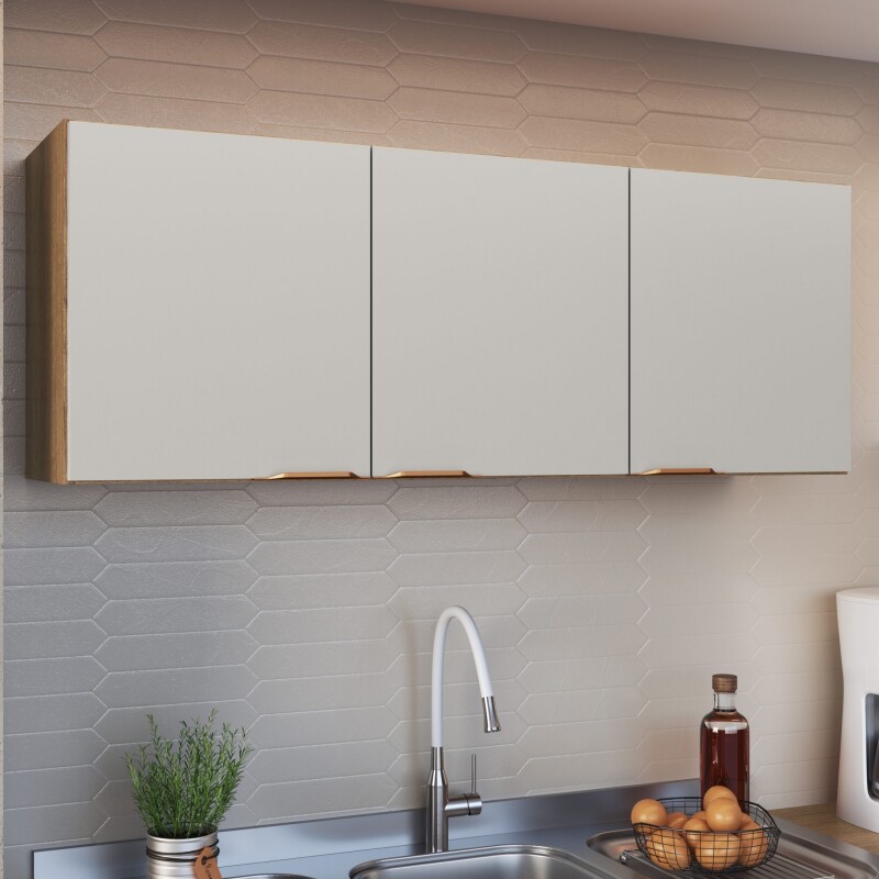 AEREO DE COCINA 3P 120CM MIEL Y ARENA AEREO DE COCINA 3P 120CM MIEL Y ARENA