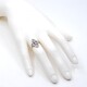 Anillo en oro 18k, brillantes centrales y diamantes Anillo en oro 18k, brillantes centrales y diamantes