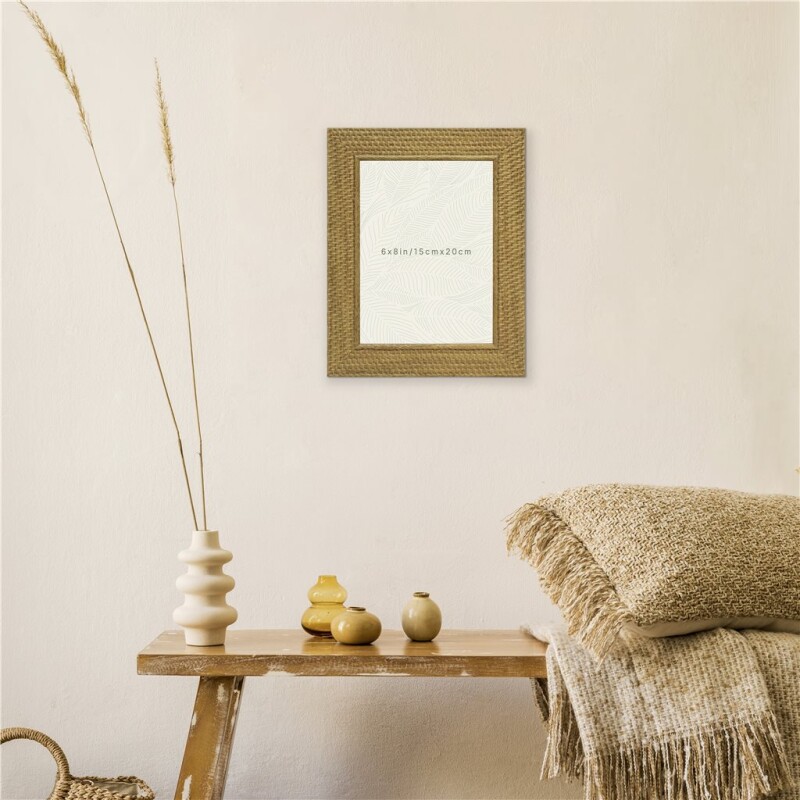 PORTARRETRATO PS 13x18CM SIMIL RATTAN PORTARRETRATO PS 13x18CM SIMIL RATTAN