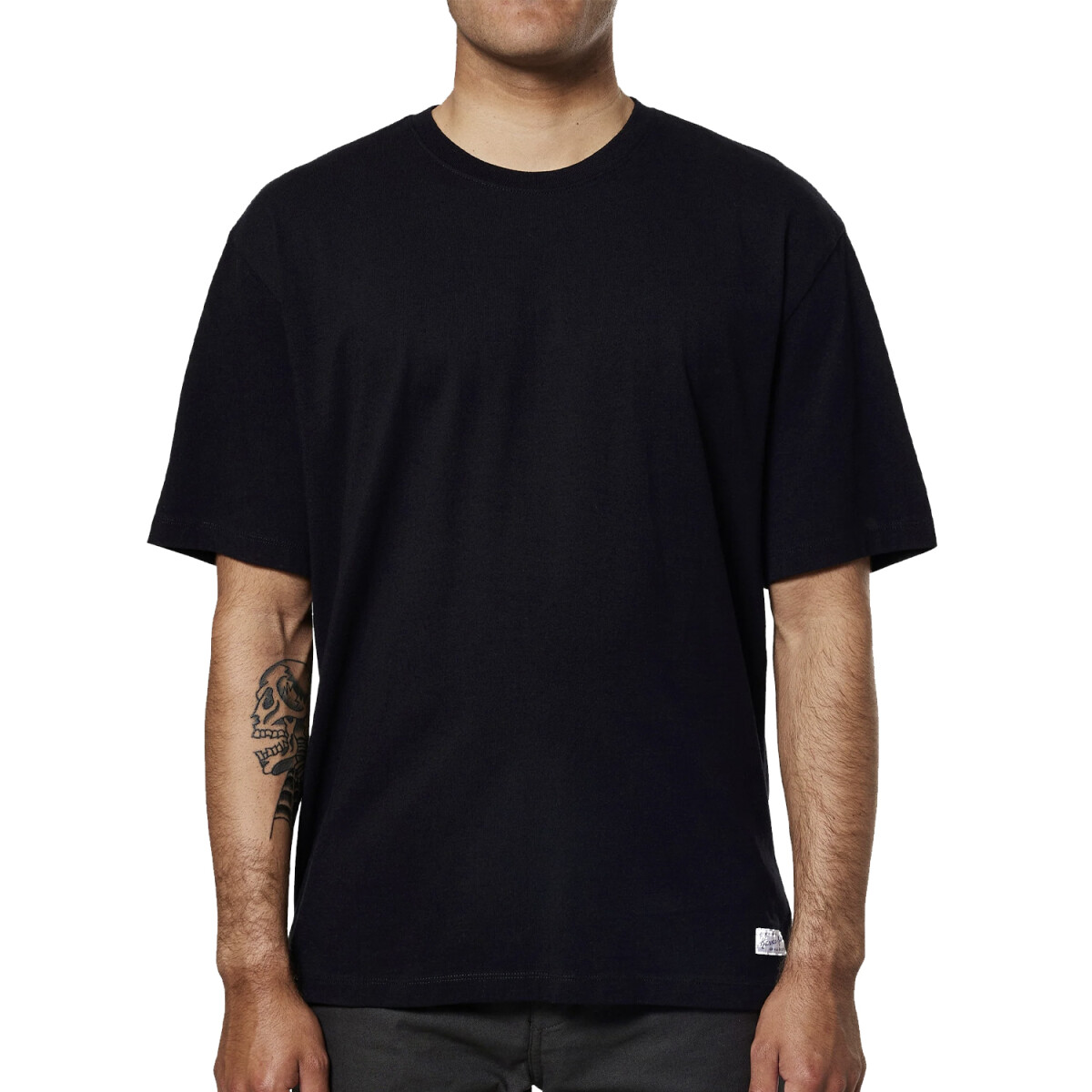 Remera Katin Box Fit Heritage Tee Negro 