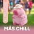 Peluche Capibara con Ropa y Acs Temáticos Vacaciones Color Rosa