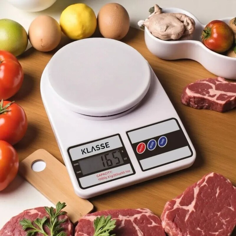 Balanza de cocina digital Klasse | Hasta 10 Kg | Báscula de alta precisión Balanza de cocina digital Klasse | Hasta 10 Kg | Báscula de alta precisión