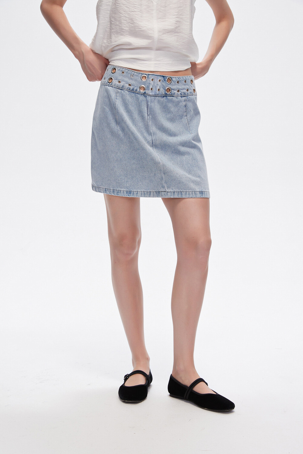 Falda Elfanis Celeste