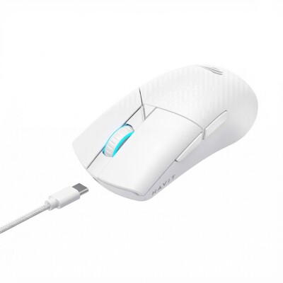 Mouse Havit Gaming series MS1038WB blanco inalambrico 3 modos Mouse Havit Gaming series MS1038WB blanco inalambrico 3 modos