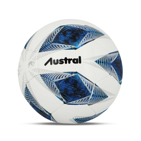 Austral Pelota Futbol Cancha Blanco-azul/dorado Azul-plata