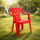 Silla infantil con apoya brazos ROJO