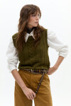 Chaleco Otto en Blend de Lana Forest Green