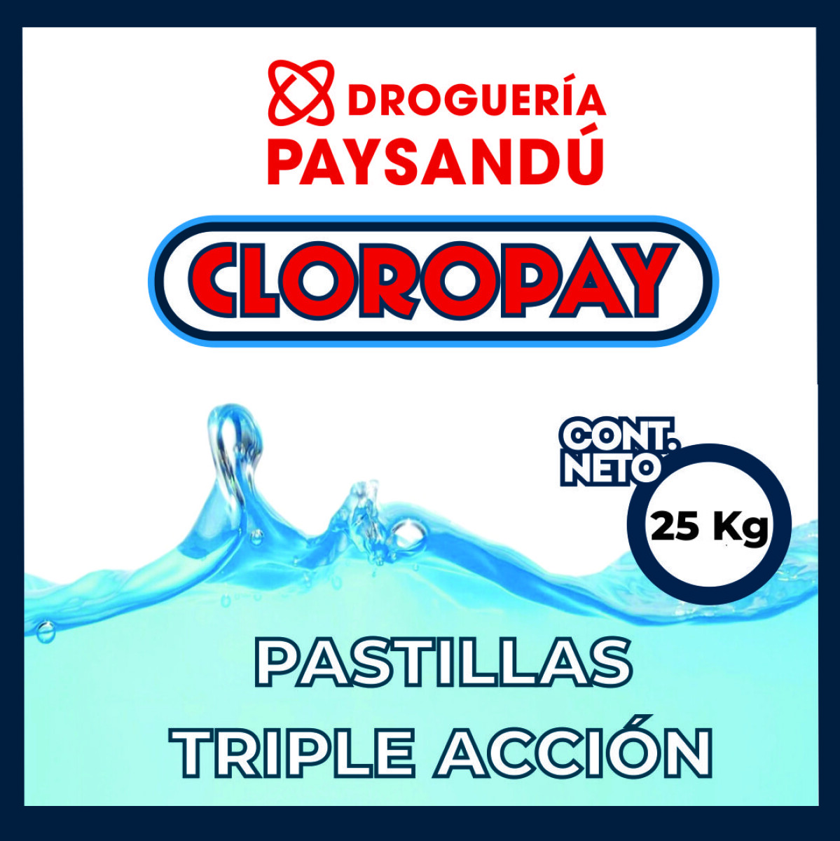 Cloropay Triple Acción - 25 Kg 