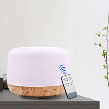 HUMIDIFICADOR DIFUSOR AROMATIZANTE CON LUZ LED Y CONTROL HUMIDIFICADOR DIFUSOR AROMATIZANTE CON LUZ LED Y CONTROL