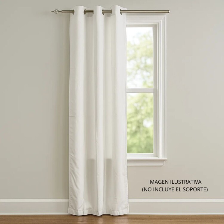CORTINA DE VENTANA BLACKOUT 220X135CM BLANCO CORTINA DE VENTANA BLACKOUT 220X135CM BLANCO