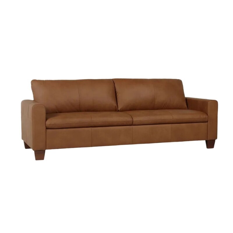 SOFA 100% CUERO - MODELO BLANC - 3 CUERPOS - MARRON SOFA 100% CUERO - MODELO BLANC - 3 CUERPOS - MARRON