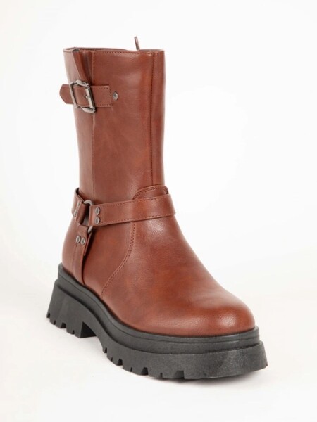 BOTA PADDOCK DESAN 1 HEBILLA CHOCOLATE