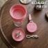 Licuadora Portatil Mini Recargable Usb Batidora Jugos Frutas IMBACK Rosa Licuadora Portatil Mini Recargable Usb Batidora Jugos Frutas IMBACK Rosa