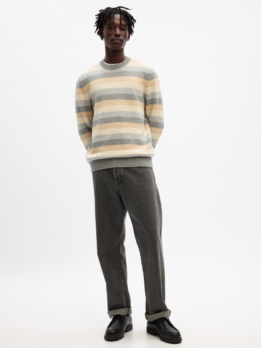 Buzo Cashsoft A Rayas Hombre - Happy Stripe 