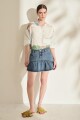 FALDA ULA DENIM Celeste Pre Venta