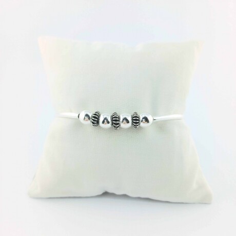 Pulsera de plata 925 con cuentas. Pulsera de plata 925 con cuentas.