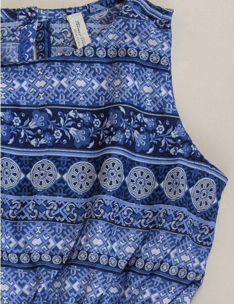 Vestido Azteca Azul