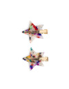 Horquillas Set Carey Set De Hebillas De Estrellas - Combinacion Multicolor