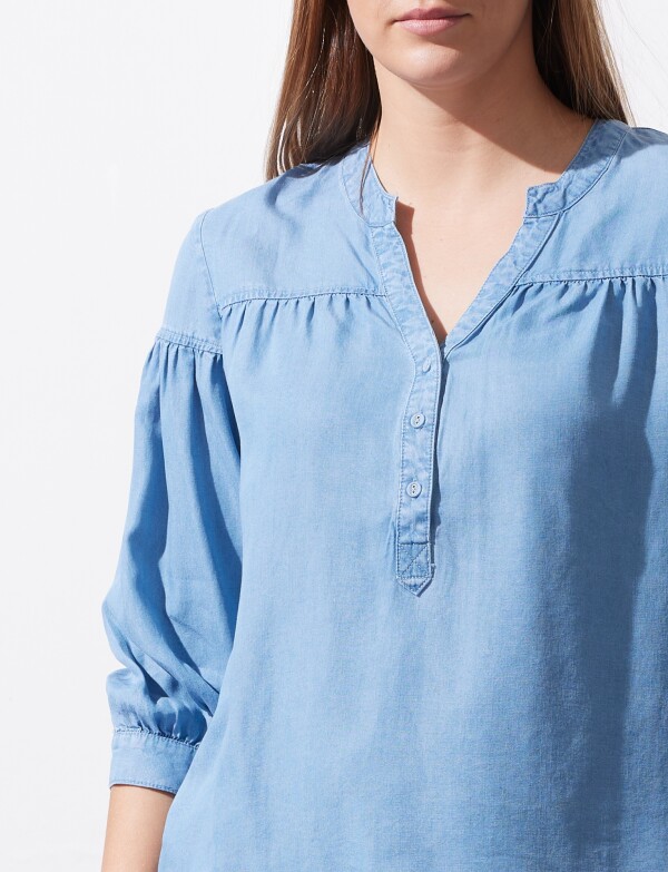 Blusa Frunces JEAN CLARO