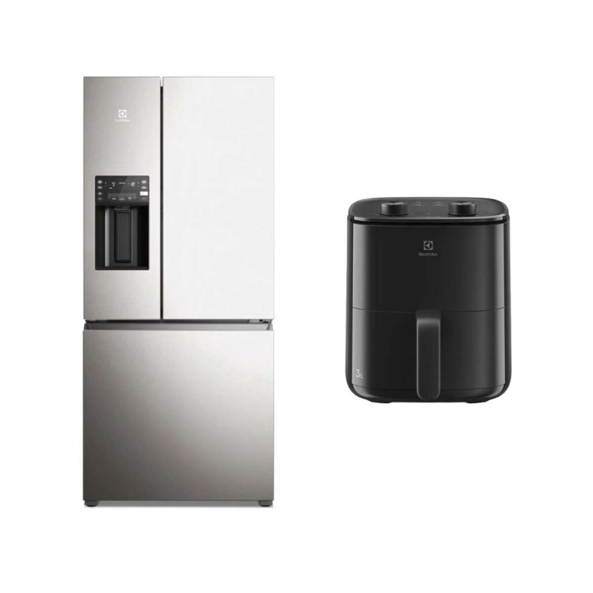 Heladera Electrolux Multidoor Inverter No Frost 633 Lts Con Dispensador - Inox 