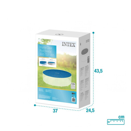 Cobertor Solar Intex Piscina Estructural Gomon 366Cm Inx028012