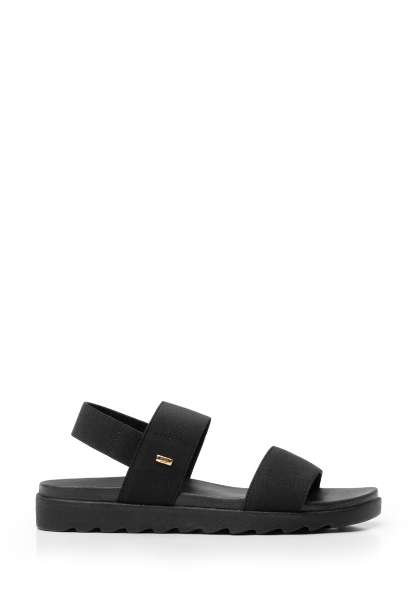 Sandalia Casual Flexi Para Mujer Con Plantilla Confortable Negro