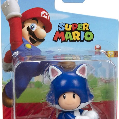 Figura Nintendo Super Mario 6 cm TOAD-AZUL