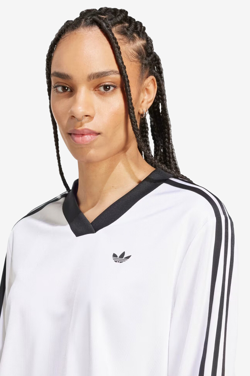 TOP JACQUARD Blanco