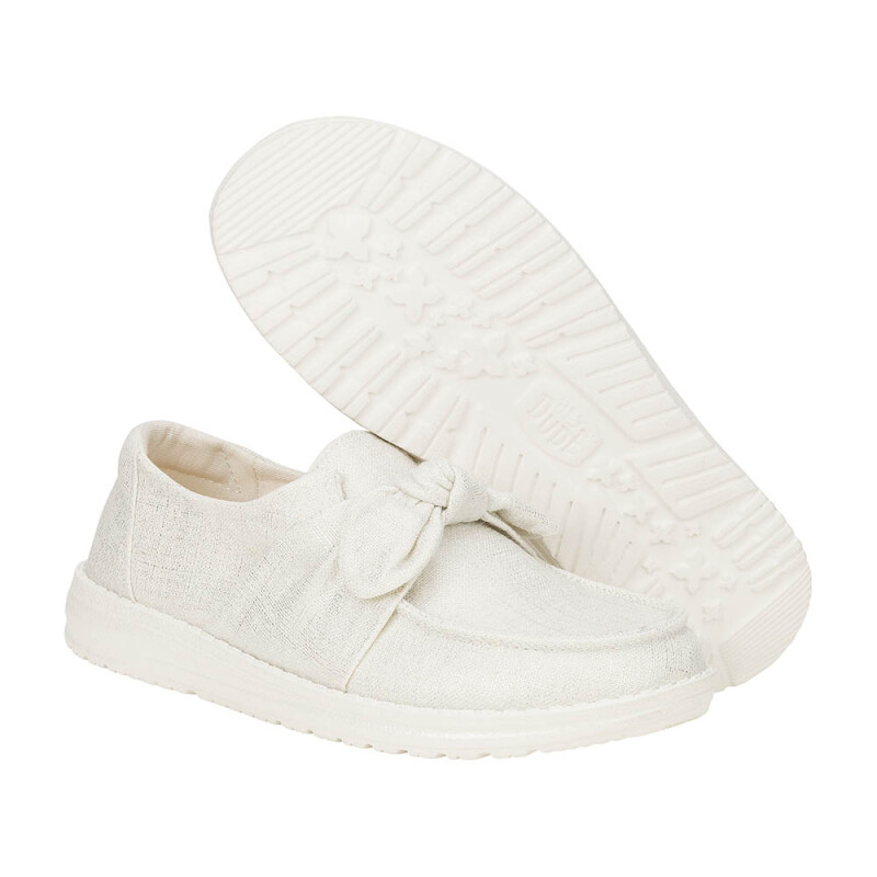 Wendy Bow Shimmer - Mujer Metallic Silver