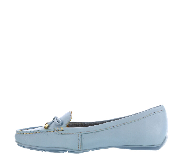 Zapatos de Mujer Bottero Mocasin c/moñita Azul Pastel
