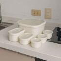 JUEGO DE 7 VIANDAS POTES CON TAPA TRAMONTINA JUEGO DE 7 VIANDAS POTES CON TAPA TRAMONTINA