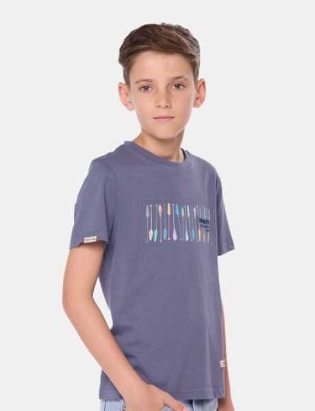 REMERA ESTAMPADA Lila